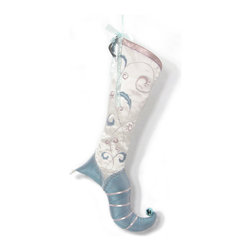Elf Stocking Winter Garden - Christmas Stockings And Holders