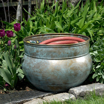 Sonoma Hose Pot - Blue Verde Brass by Good Directions