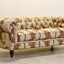 Desert Camo Chesterfield - Sofas