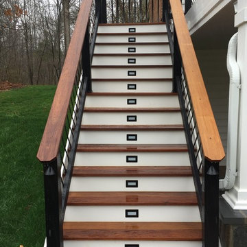 Ipe Deck with Dry Techo Bloc Patio