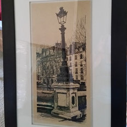 Paris Street Drawing - Fine Art Prints