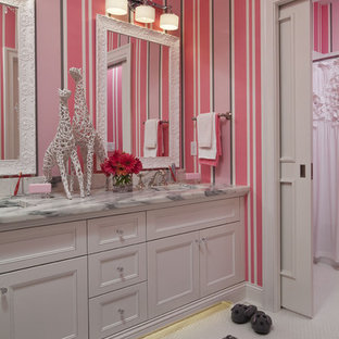 Grey And Pink Bathroom Houzz