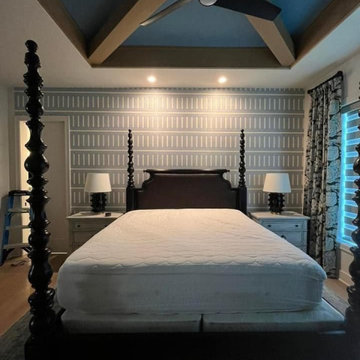 Wallpaper installation in Bedroom, Davis, CA