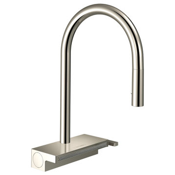 Hansgrohe 73837 Aquno Select 1.75 GPM 1 Hole 3-Spray Pull Down - Polished