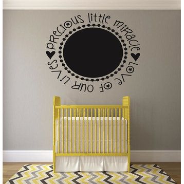 Decal, Precious Little Miracle Love Of Our Lives Baby Newborn, 20x20"
