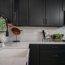 Kitchen remodel - black cabinetry
