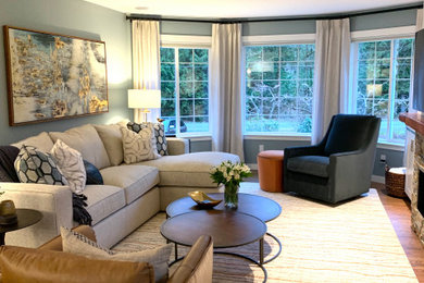 Snohomish WA custom living room design
