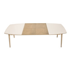 NAM-NAM Extendable Dining Table, Pebble Grey, Small