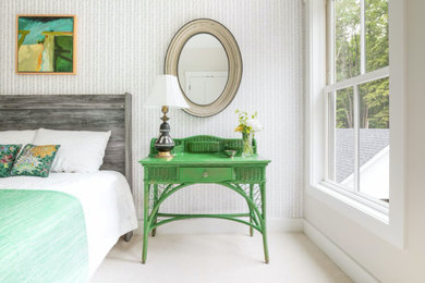 Inspiration for a contemporary bedroom remodel in Burlington