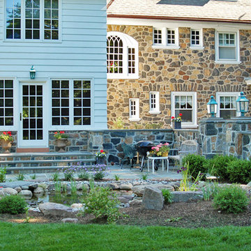 Bryn Mawr Addition, Hardscaping & Pond