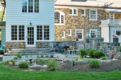 Huge traditional exterior home idea in Philadelphia