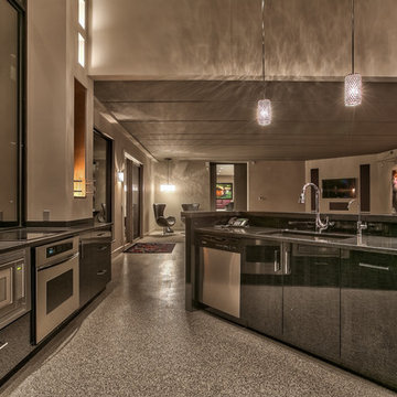 Contemporary lakefront masterpiece
