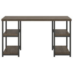 A Design Studio - A Design Studio Silas Desk, Weathered Oak - Your home office can now be functional and phenomenal thanks to the multi-functional A Design Studio Silas Desk.