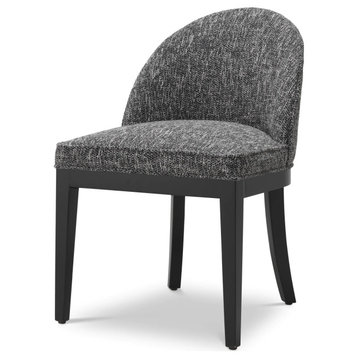 Arched Back Dining Chair | Eichholtz Fallon, Black