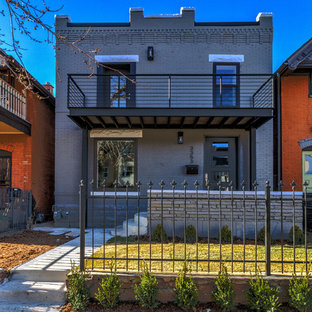 Industrial Häuser mit Backsteinfassade Ideen, Design & Bilder - Juli