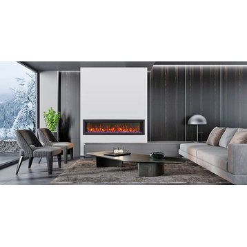 Amantii Sym-74 Bespoke Electric Fireplace – 74″
