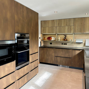 Premium Textured Bronze Kitchen