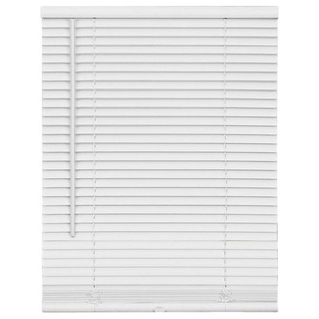 Cordless GII Deluxe Sundown 1" Room Darkening Mini Blind, 23"x64", Pearl White