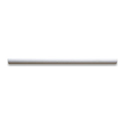 Stone Center Corp - White Thassos Marble Pencil Liner Trim Molding 3/4x12 Honed, 1 piece - Accent Trim And Border Tile