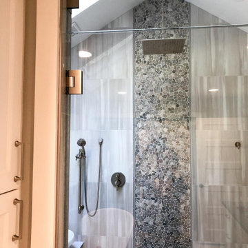 Modern Master Bathroom with Skylight