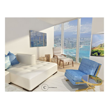Modern condo design in Honolulu