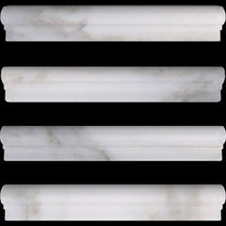 Calacatta Gold Italian Marble Ogee 1 Chairrail Molding Honed - Products