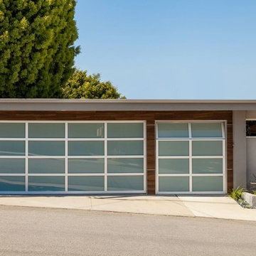 Glass garage door