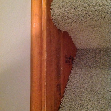 High ceilings and wall repair after wallpaper removal