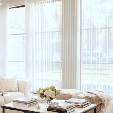Delicate Sheer Drapes | Residential Interior Windowscape