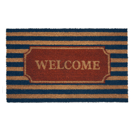 Printed Coir Door Mat 18x30, Welcome Aboard