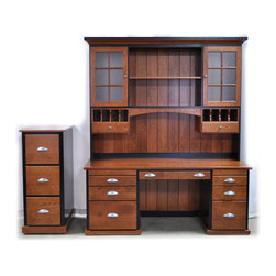 2 tone cherry desk - Products