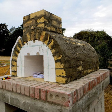The Molina Family Wood Fired Brick Pizza Oven in Texas