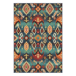 Vibrance Morgan Aqua 5x7 Rug - Products