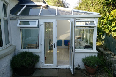 Before - the conservatory was cold and unused by the clients family