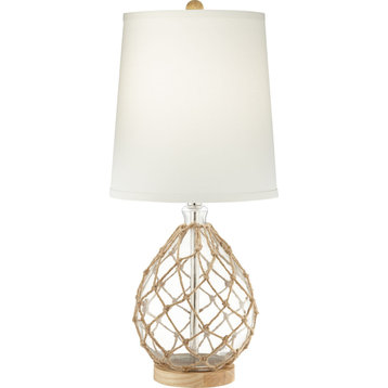 Castaway Mirror Table Lamp, Clear