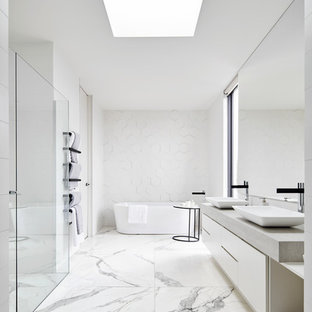 Black And White Modern  Bathroom  Ideas  Houzz 