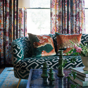 Colorful & Classy Living Room Furnishings