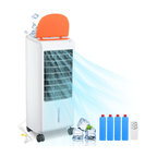 Yescom Evaporative Cooler Portable Air Cooler Fan Humidifier 2 Water Tanks 65W