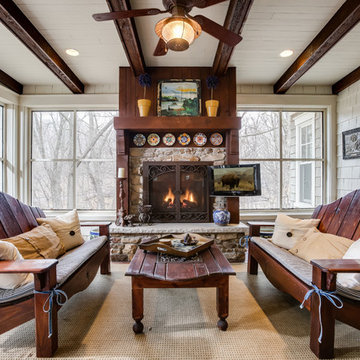 Rustic Sunroom