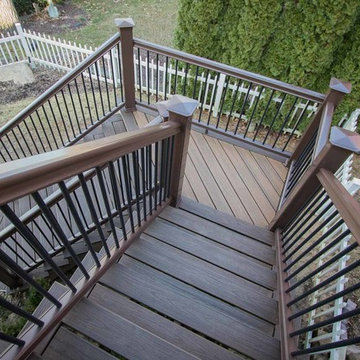 Panoramic Lake Home Deck at Gun Lake