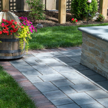 Evanston-A small rear patio that provides everything you can dream of and more.