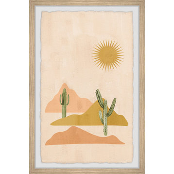 "Desert Hills" Framed Painting Print, 12x18