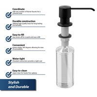 Karran SD25 Kitchen Soap/Lotion Dispenser, Matte Black