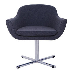Green Swivel Lounge by Nuans Design - Armchairs And Accent Chairs