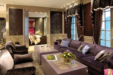 Modernes Wohnzimmer in Düsseldorf