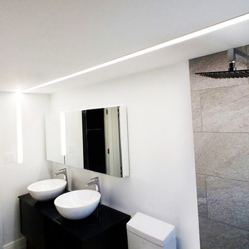 Color Changing Soffit and Linear Lighting Design