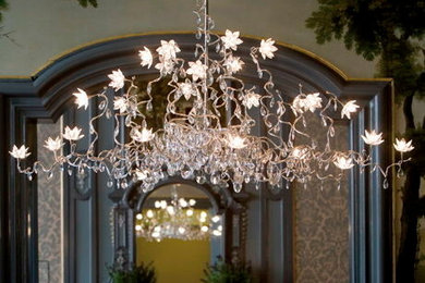 Inspiration for a contemporary dining room remodel in Miami