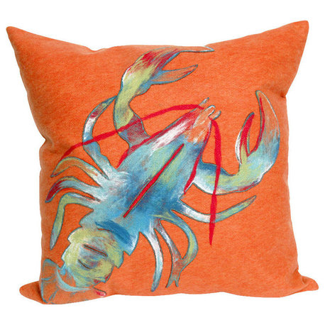 Visions II Lobster Pillow, 20"x20"