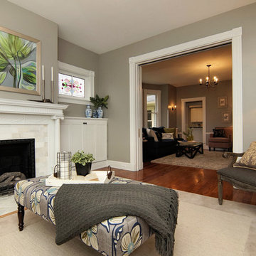 Living Room After Staging by Design To Market.