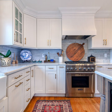 Mix & Match cabinet choices create budget friendly remodel